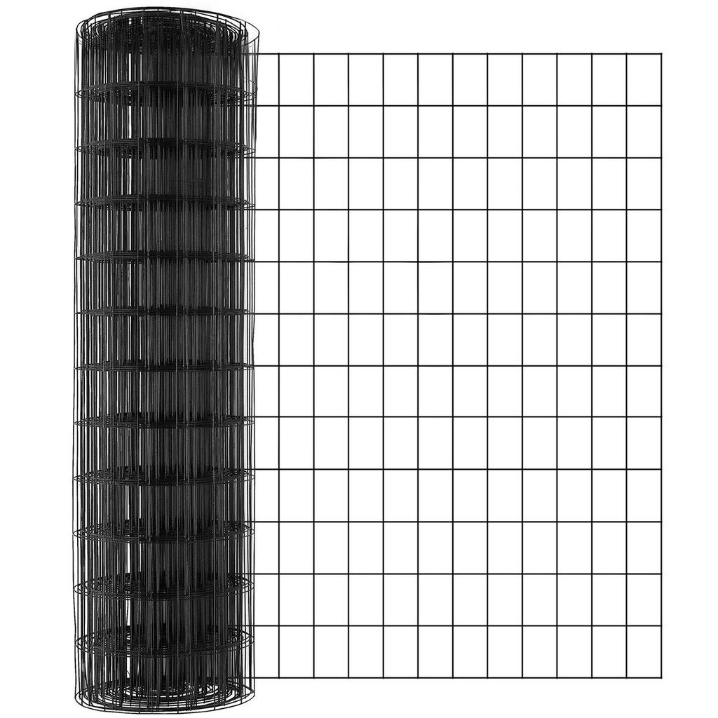 Hardware Cloth, 36'' X 50' Galvanized Wire Mesh Roll, 16 Gauge Chicken Wire Fence Roll, Vinyl Coating Metal Wire Mesh for Chicken Coop Barrier, Rabbit