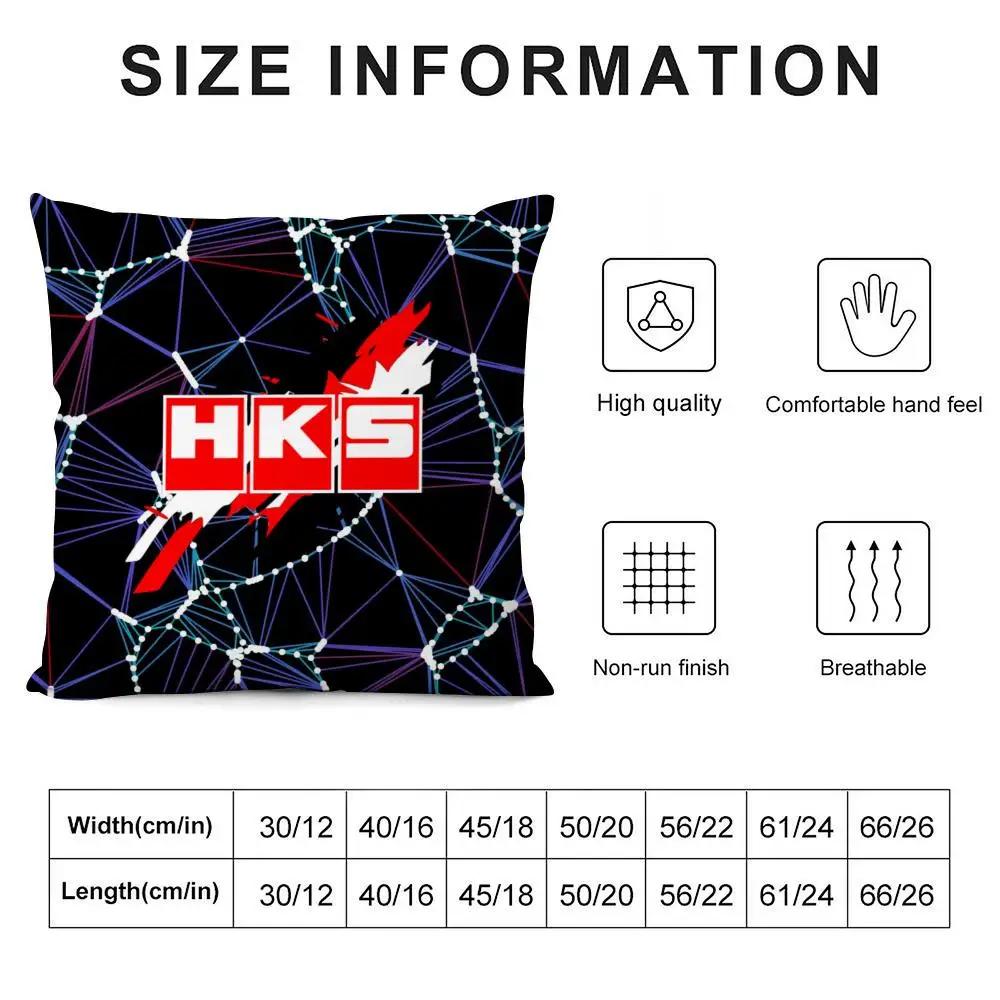 Cool H_Hks Custom Cushion Cover Silky Short Plush Double-Sided Printed Pillow Case For Sofa All Seasons Home Decor Gift