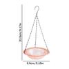 Pet Bird Feeder Outdoor Hanging Pet Food Dispenser Bird Feeder Foot Feeding Tool for Flying Animals