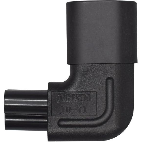 

Угловой адаптер питания C14 на C13 (влево) - Преобразование C14 (папа) в C13 (мама), подходит для серверов, ИБП и других устройств с разъемами C13 2,5А-10А/250В C14 to C5 Down Angle