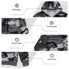 Men S Outdoor Casual Camo Fleece Half Zip Hooded Long Sleeve Sweatshirt