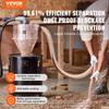 Cyclone Dust Separator Vacuum Cleaner Separator 4" for 18.9-37.85L Tank