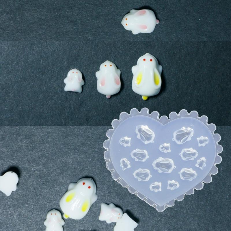 Stampi in Silicone per Nail Art per Feste e Manicure da Salone, Stampo per Creazione Gioielli, Stencil per Unghie Goffrati per Donne