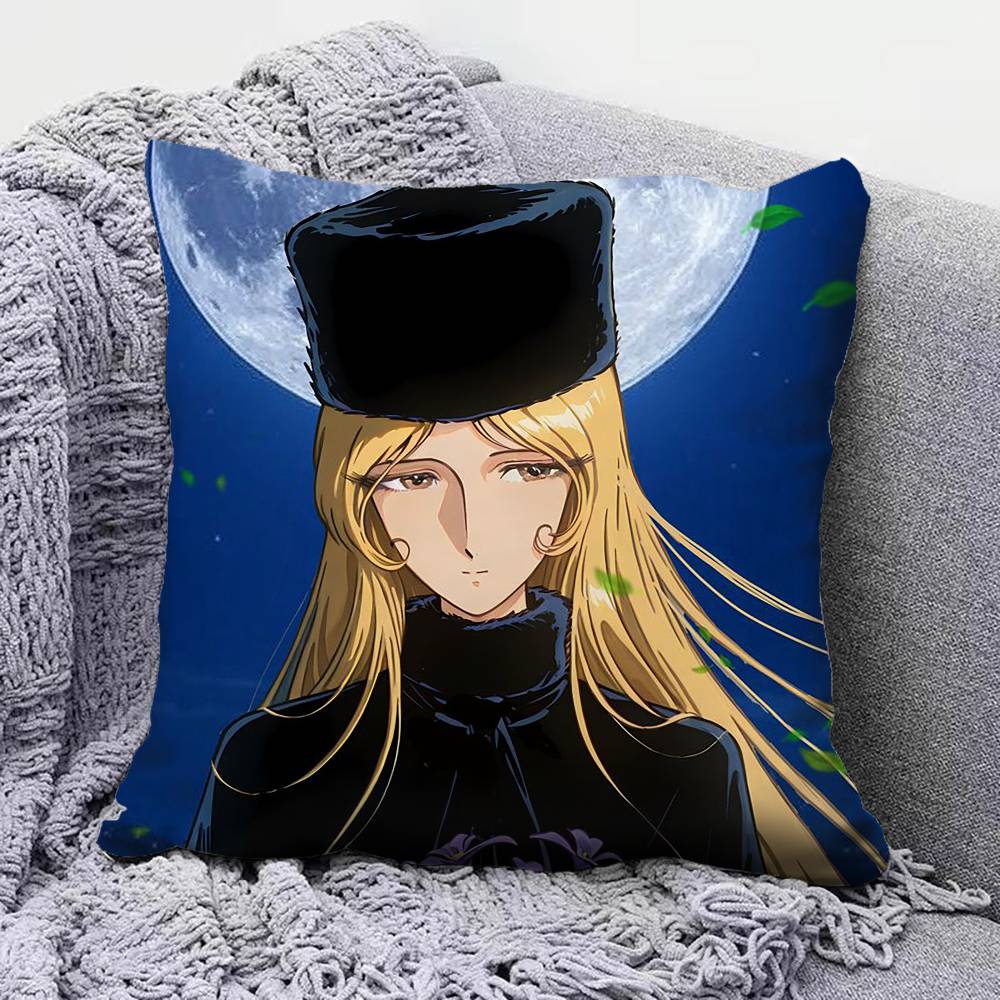 Anime Galaxy Express 999 Maetel Home Sofa Cushion Covers and Aecorative Custom Pillow Covers