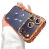 Electroplated Rhinestone Phone Case for iPhone 18 Pro Max with Apple 16 Lens Film, Transparent, Anti-drop, Soft Protective Cover.