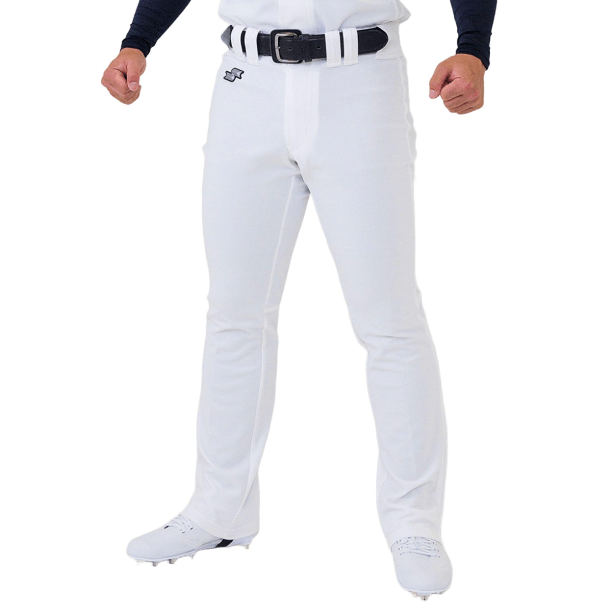 

SSK PUP007SL Прямые длинные брюки белый