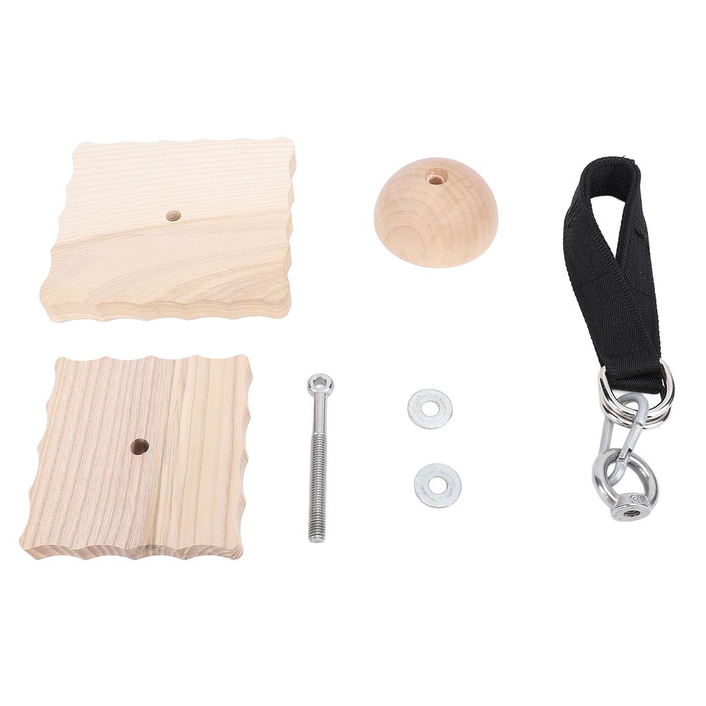 Hand Grip Pinch Block Forearm Finger Exerciser DIY Wooden Pinch Block Grip for Pull Up Rock Climbing Grip Strength