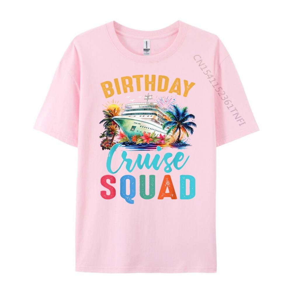 Birthday Cruise Squad 2024 Cruise Birthday Party Celebration Funny T Shirts Sale Birthday