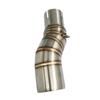 450Mt 2023+ CFMOTO For 450 Middle Exhuast MT Motorcycle Link Pipe Connect 51Mm Motorcycle Escape Exhaust Muffler Pipe +