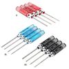 4Pcs/Set Allen Hex Screwdrivers H1.5mm/2.0mm/2.5mm/3.0mm Hexagon Screwdriver for Model Aircraft DIY Hand Tools
