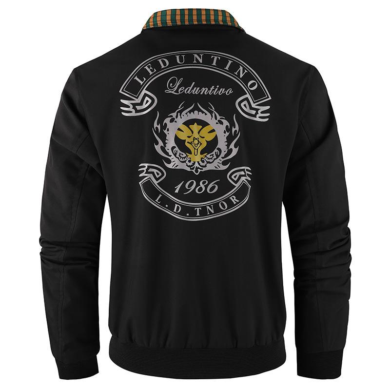 Men's Military Jacket Lightweight Casual Windbreaker Stand Collar Bomber Jackets Coat with Multi Pockets Zip Front Cargo Army Windbreaker for Men