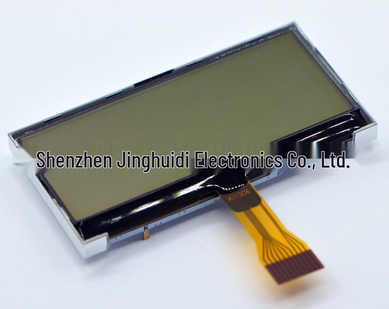 2.6" Graphic Dot Matrix Display, White Background, Black Text, SPI Interface LCD Screen.