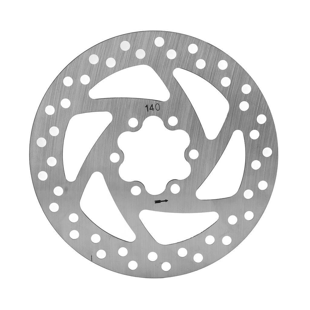 140mm Brake Disc Caliper Kit 6‑Hole Aluminum Alloy Wear Resistance for Electric Scooter