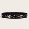 Punk Style Leopard Print Belt With Alloy Buckle For Streetwear Fashion Accessories