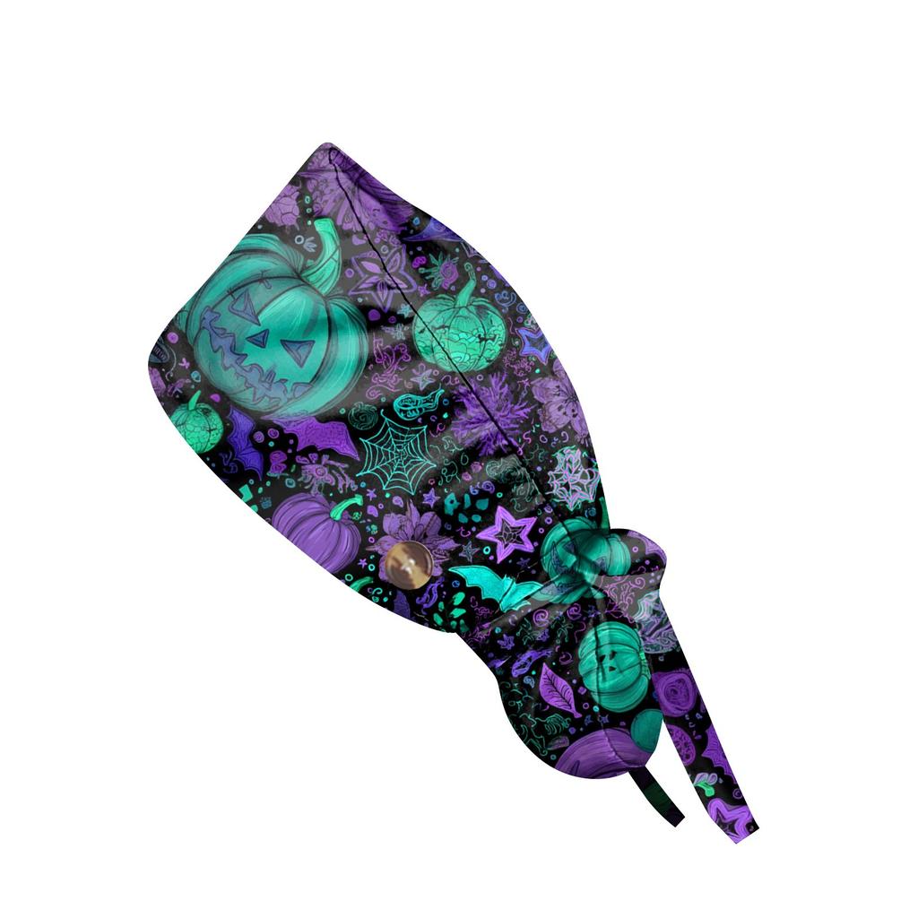 Șapcă de lucru cu imprimeu de Halloween la modă, șapcă casual pentru femei, șapcă de spălat, șapcă Baotou