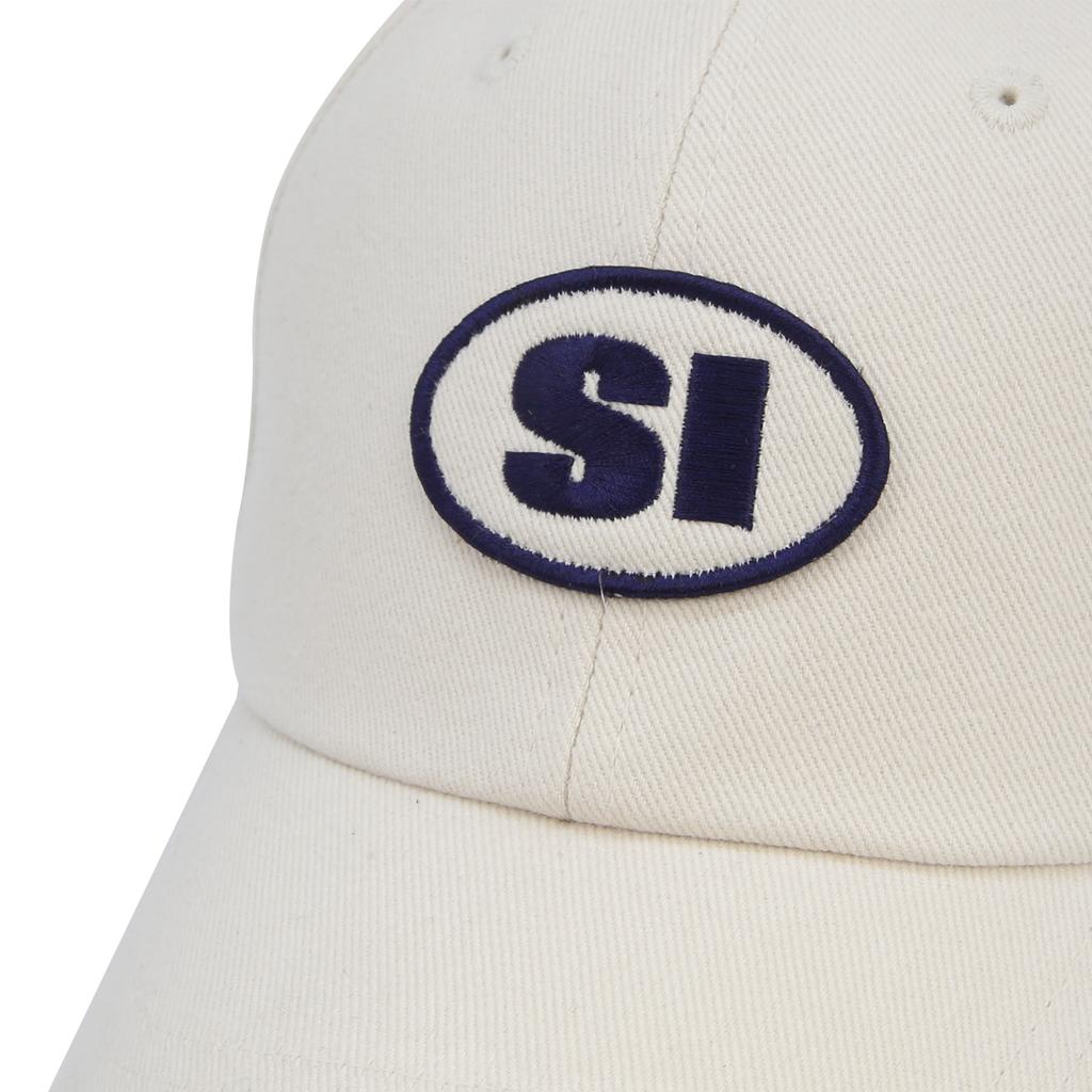 SPORTS ILLUSTRATED Baseball Icon Logo Ball Cap (Ivory)