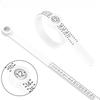 Ring Ruler Measuring Instrument Magnifying Glass Finger Size Screening Coil for Professional Reusable Ring Size Measuring Tool