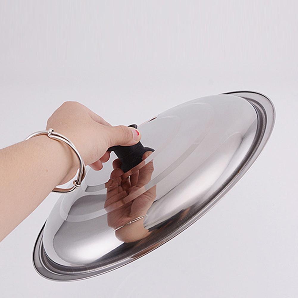 Vielseitiger Edelstahldeckel zum Braten, Kochen und Schmoren, Größe 32 cm