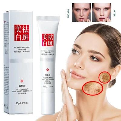 Estompează Pistruii Petele Pigmentare Cremă de Față Niacinamidă Cremă de Albire Vitamina E Îmbunătățește Tenul Tern Luminează Rapid Hrănește Îngrijirea Pielii