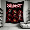 Slipknot Wall Tapestry Bold Room Tapestry Background Cloth Fashion Print Atmospheric Background Cloth Wall Covering Decoration Home Decor