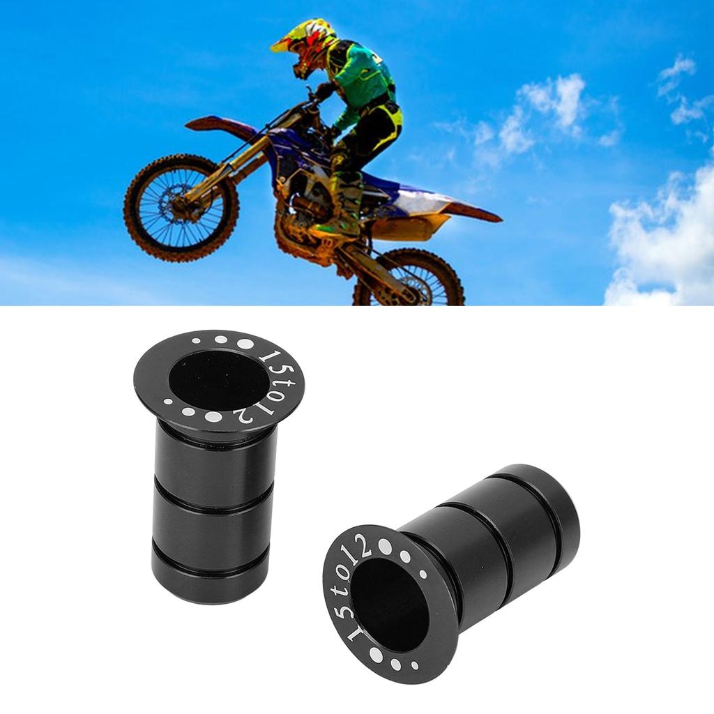 Mountain Road Cycle Hub Thru Axle Adapter 15MM to 12MM Front Thru Axle Adapter Aluminum Alloy