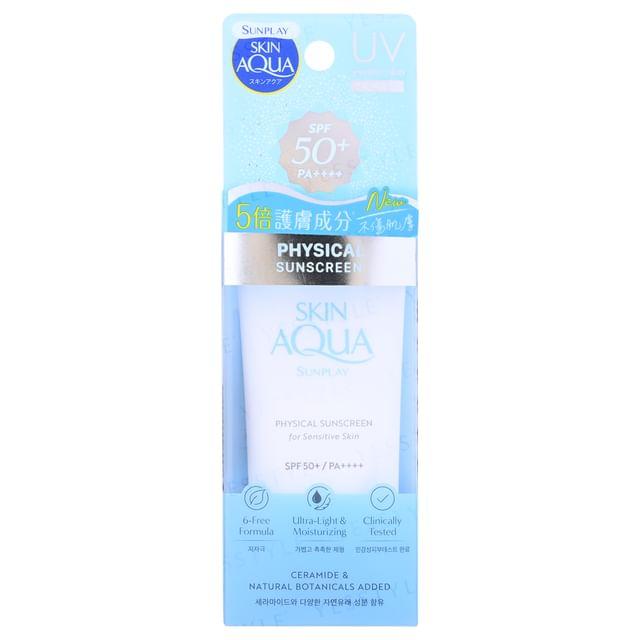 Rohto Mentholatum - Sunplay Skin Aqua Физический солнцезащитный крем для чувствительной кожи SPF 50+ PA++++ 50ml