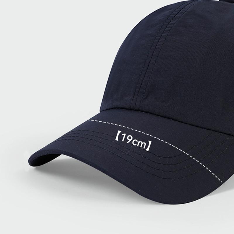 Lightweight UV Protection Baseball Cap Women Summer Quick-Dry Mesh Hat Ponytail Opening Comfy Unisex Hat