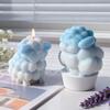 3D Cartoon Sheep Form Silicone Mold DIY Aroma Candle Gypsum Resin Molds Handmade Soap Candle Making Supplies