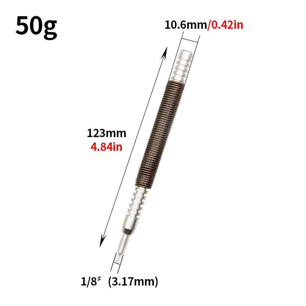 3PC Pointed/Flat Center Punch Positioning Fixer Black Cylindrical Nail Punching Pin Drilling Tool Accessory Set