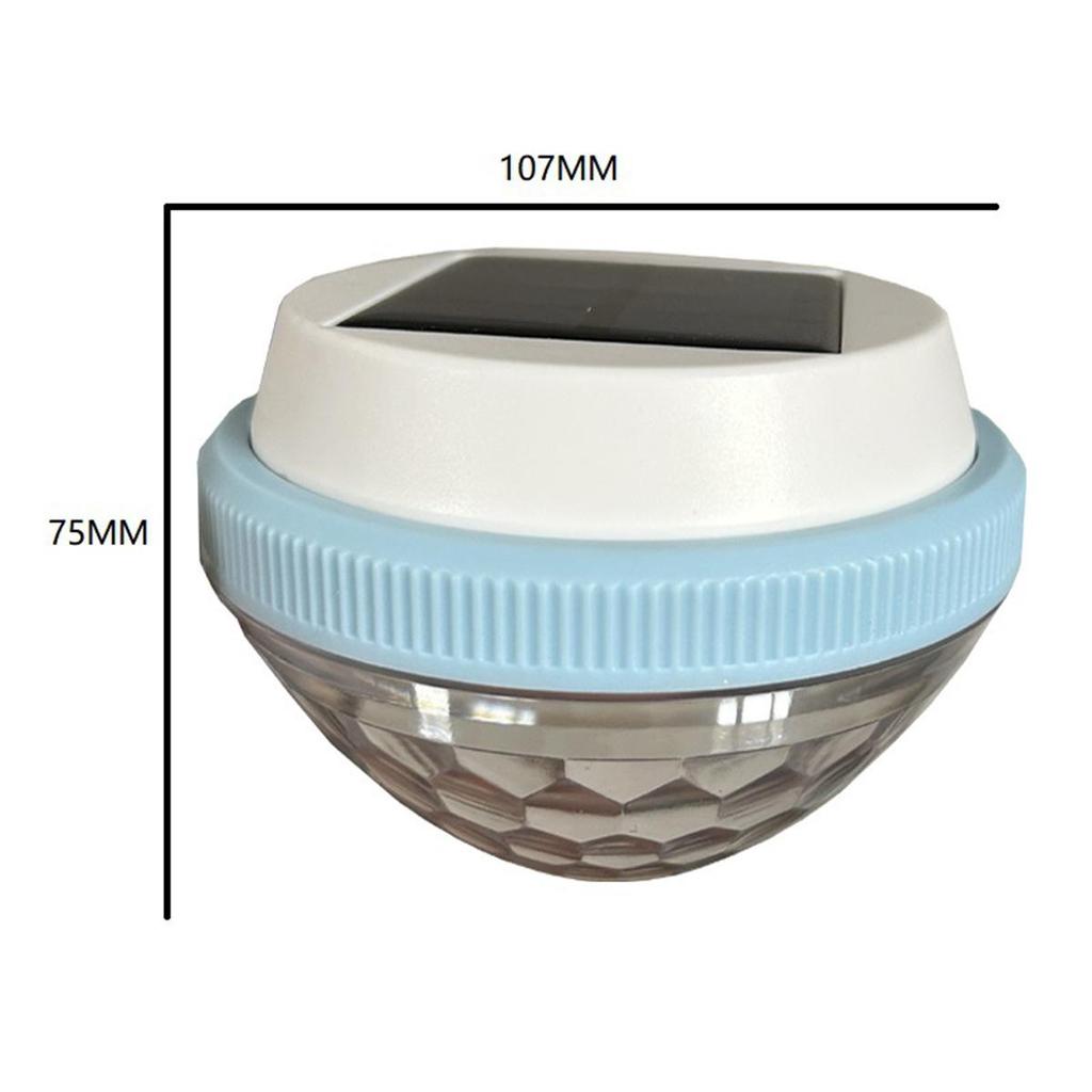 Solar Floating Pool Light Rechargeable Lamp Floats Outdoor Lamps Garden Decorative Powered Decoration Lights For Party Led Color