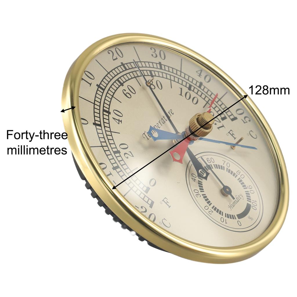 1 szt. Termometr ogrodowy Higrometr Termo Analogowy Wilgotność Kontrola Klimatu Wewnętrznego Dom Biuro Na Zewnątrz Restauracja Narzędzie Pomiarowe