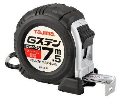 Tajima Konvexní nerezová páska x 25 mm Zámek 25 GSL2575BL 7,5 m G-Nerez