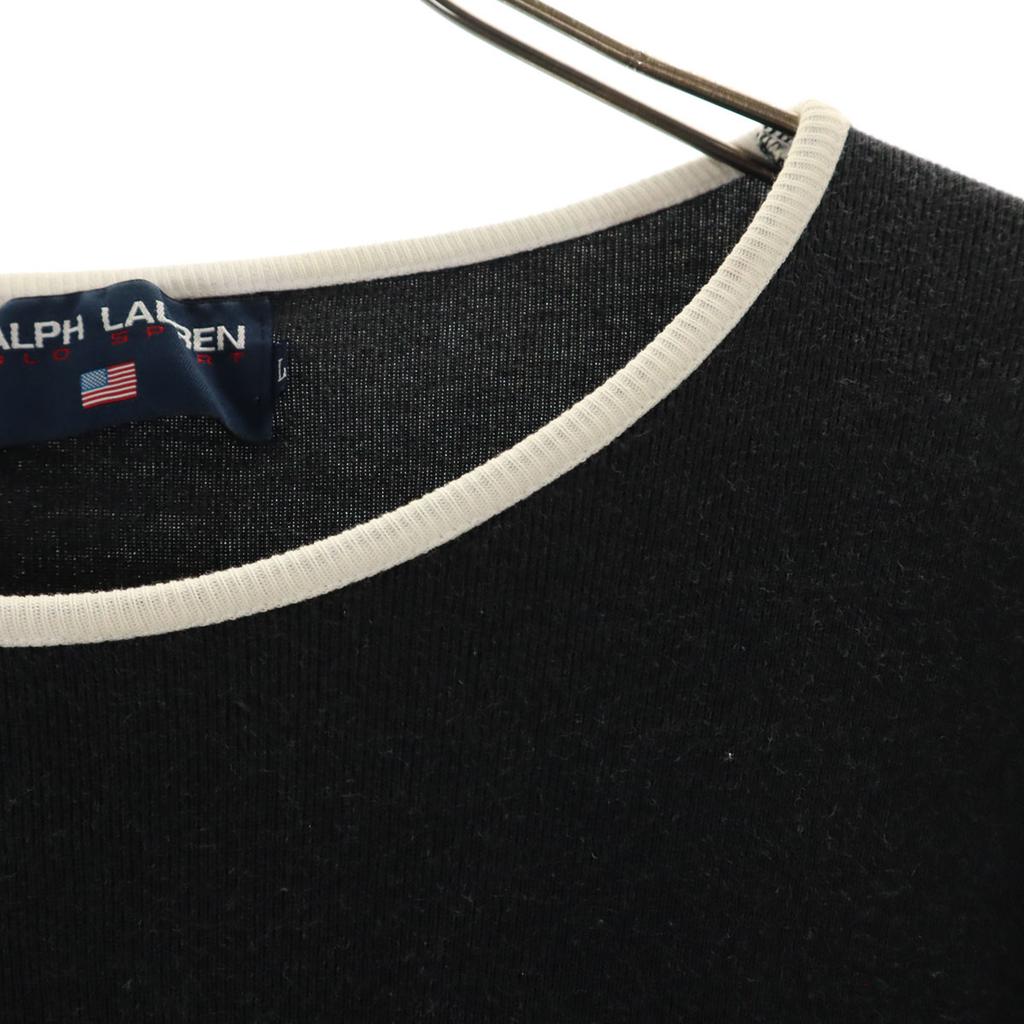 Ralph Lauren Made In Japan Short Sleeve Cut L Black Series Women Used