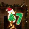 67 Style Christmas Trees Ornament 2D Flat Acrylic Funny Reusable Christmas Decor 67 Meme Pendant Holiday Decorations Hanging