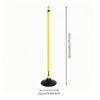 Training Pole with Rubber Base Weighted Agility Poles for Coaches,