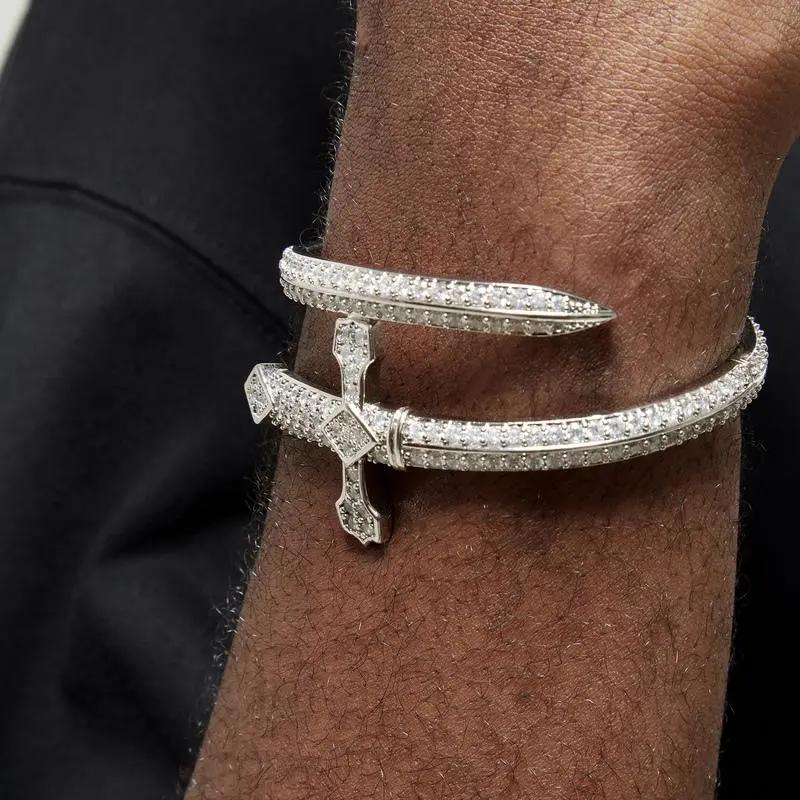 Hip-hop Retro Zwaard van Gerechtigheid Armband High-end Armband voor Jongens