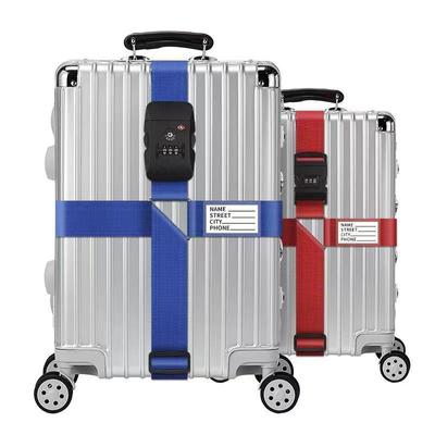Kreuzgurt Koffer Sichere Reisebox Verstärkung