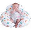 Oreiller d'allaitement multifonctionnel, coussin d'alimentation pour bébé, support d'assise pour nouveau-né en coton pur.