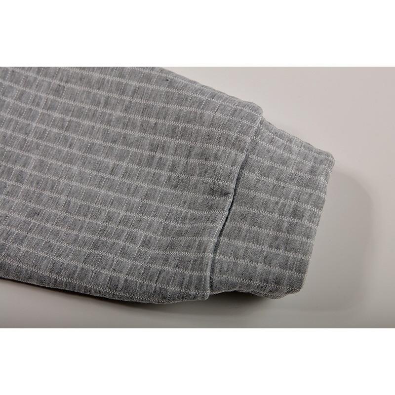 Color Block Waffle Drawstring Hoodie, Casual Long Sleeve Pocket Sweatshirt, Women's Clothing