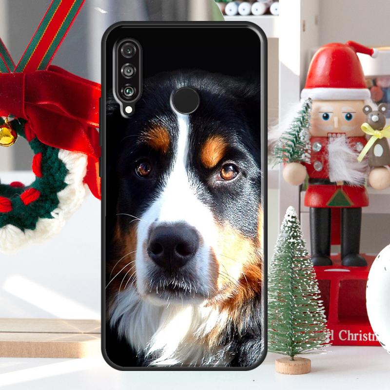 Funny Bernese Mountain Dog For Huawei Nova 7i 8i 11i 12i 12s Y73 Y70 Y90 Y60 Y72 Y61 Y91 9 10 SE P30 Pro P40 Lite Case