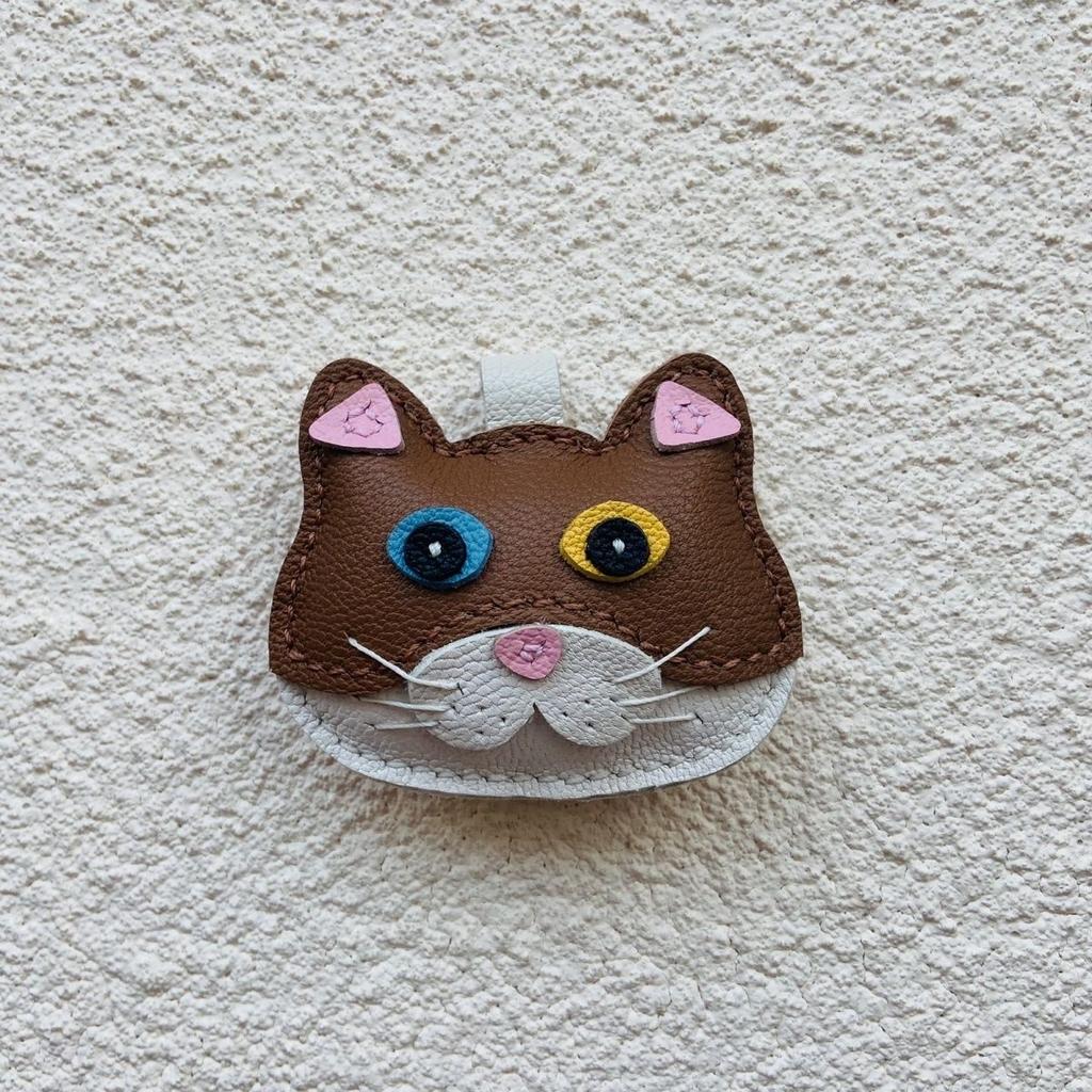 Unique Sheepskin Handmade Ragdoll Cat Lucky Cat Car Key Bag Pendant Handbag Crossbody Bag Pendant Girl Birthday Gift Lovely