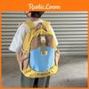 Student Colorful Pattern Backpack Large Capacity Kids School Bag Storage Book