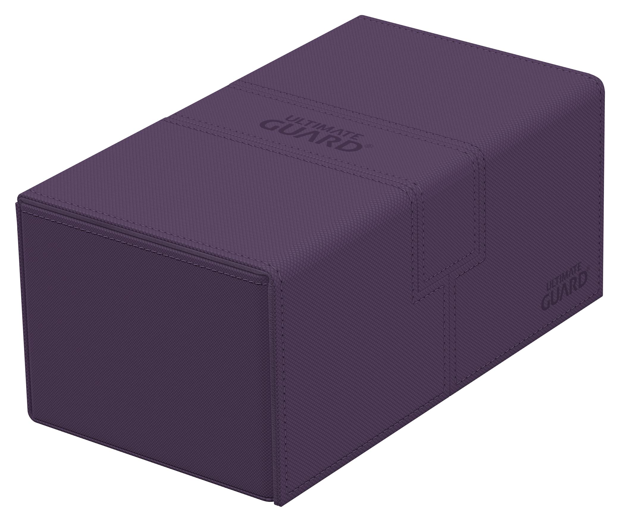 

Ultimate Guard Twin Flip Tray Deck Case with Xeno Monochrome Purple n 200+ Skins,