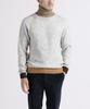 PANICALE Gray Contrast Turtleneck Knit