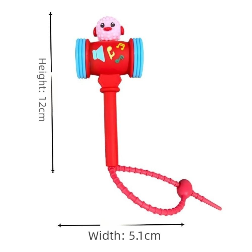 Cute PVC Sound Hammer Keychain Bag Pendant Noise Making Hammer Squeaky Hammer Pendant Collection