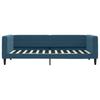 Vidaxl Sofa Z Materacem Do Spania, Niebieska, 90X200 Cm, Aksamit