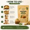 Natural Multani Mitti Powder for Face Pack (400g) | 100% Pure & Natural Fuller's Earth | Deep Cleansing, Oil Control, Acne Care & Skin Brightening
