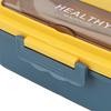PP Lunch Storage Container 3 Compartment Thermal Lunch Box Portable Food Container  For Camping