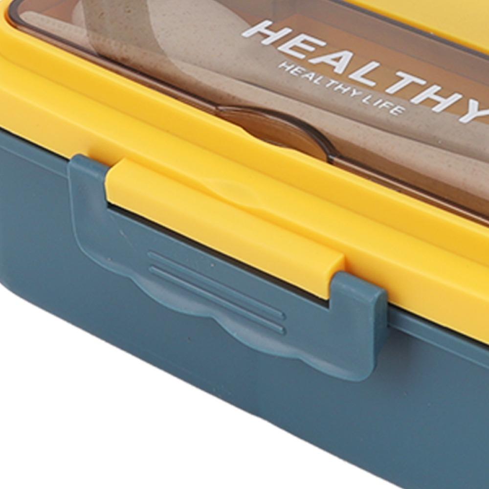 PP Lunch Storage Container 3 Compartment Thermal Lunch Box Portable Food Container  For Camping