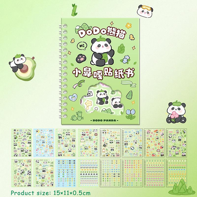 

16Sheets/Book Cute Kpop Decorative Sticker Diy Material Kawaii Stickers Scrapbooking Decor Ins Stationery